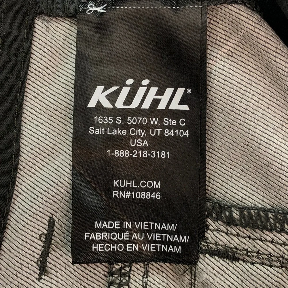 KUHL Mens Amphibia Shorts 36x10 Gray Technical Stretch Hiking Outdoor #5129